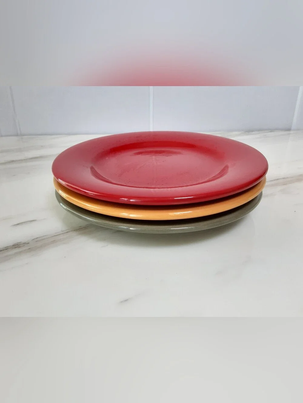 CIAO II By Artimino Italy Earthenware Salad Plates - Set of 3 - Vtg